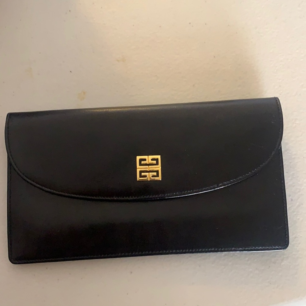 Vintage black givenchy wallet